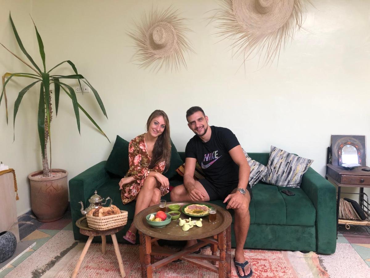 Green Guesthouse Tamraght Bagian luar foto